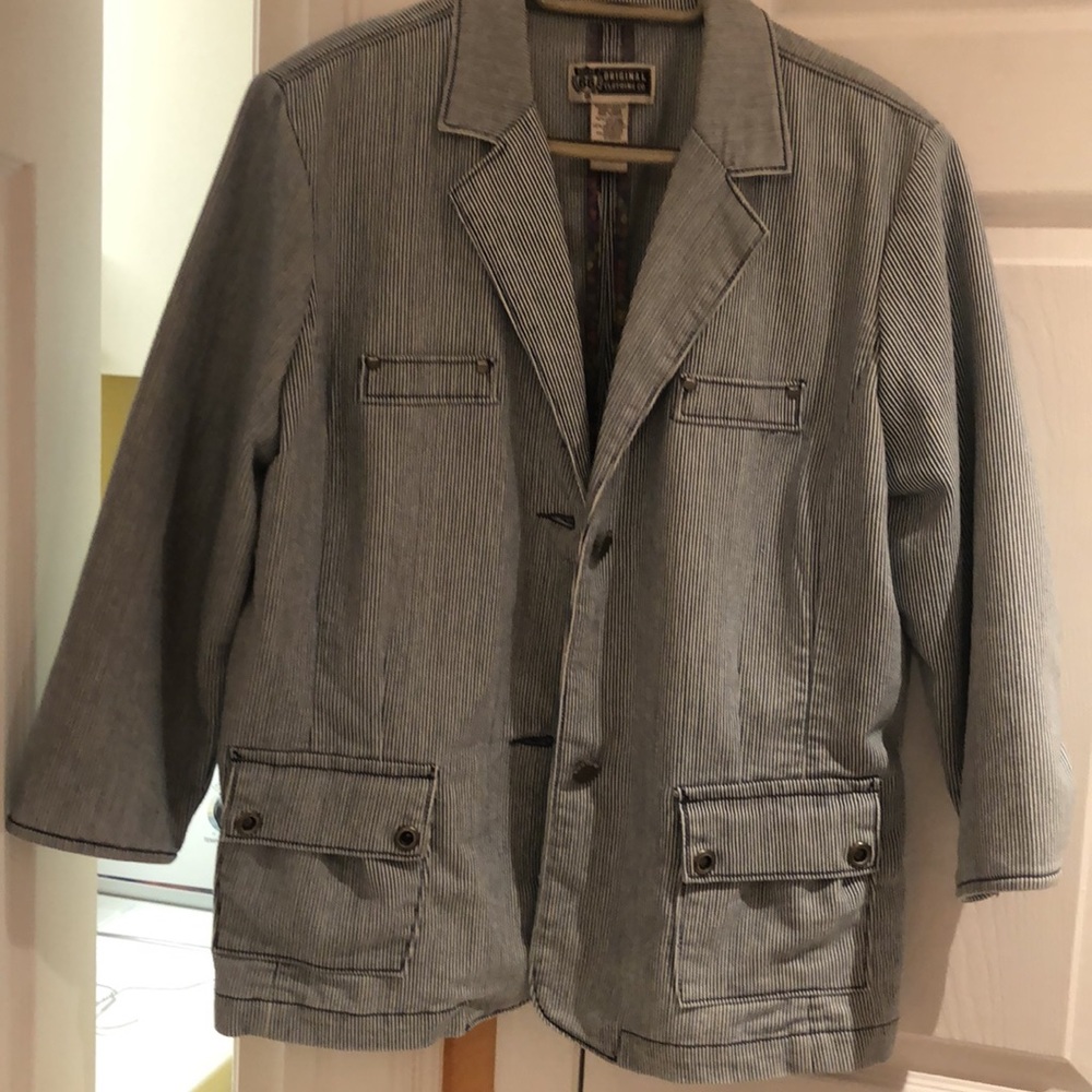 Jeans Jacket -Size XL -Vintage Route 66 Brand